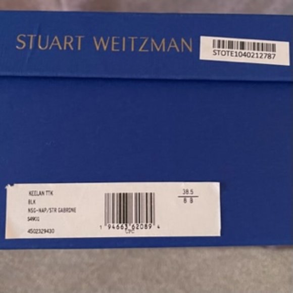 Stuart Weitzman Over-the-Knee black 50/50 boots Size 8 - Picture 10 of 16